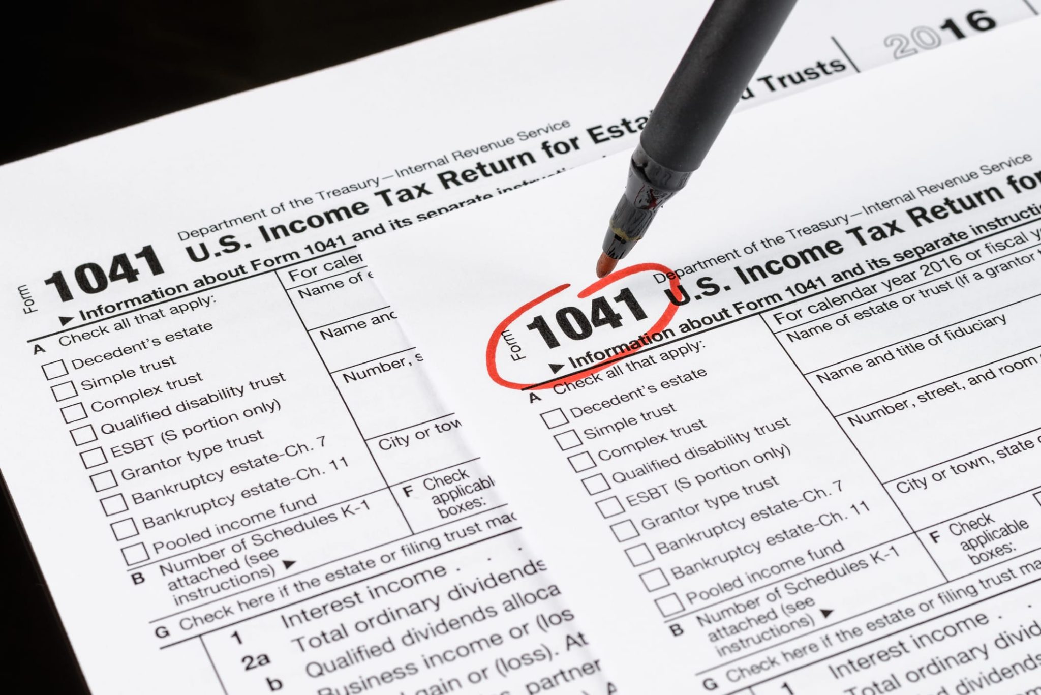 IRS Form 1041: Estates And Trusts That Must File | The Werner Law Firm, PC